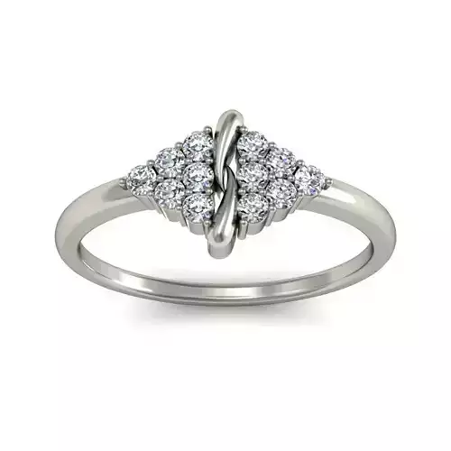 Women ring stl render detail