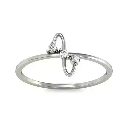 Women ring stl render detail