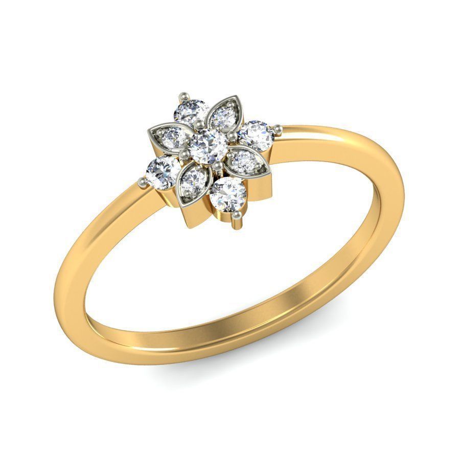 Women ring stl render detail 3D print model_8