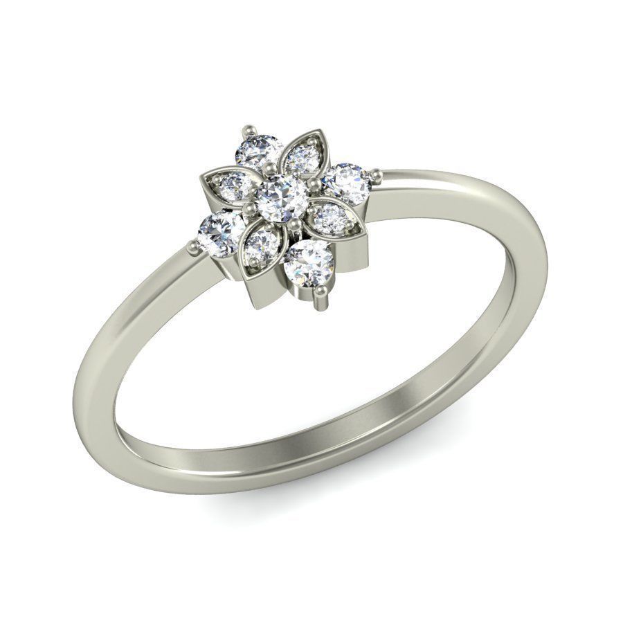 Women ring stl render detail 3D print model_4