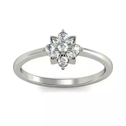 Women ring stl render detail