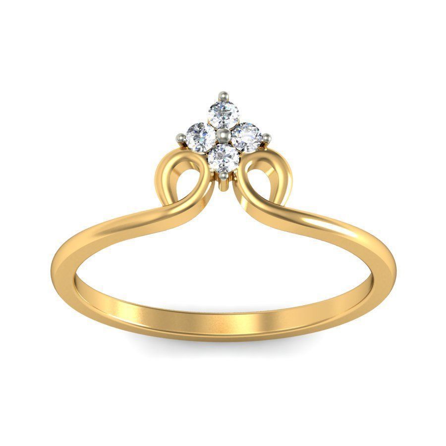 Women ring stl render detail 3D print model_9