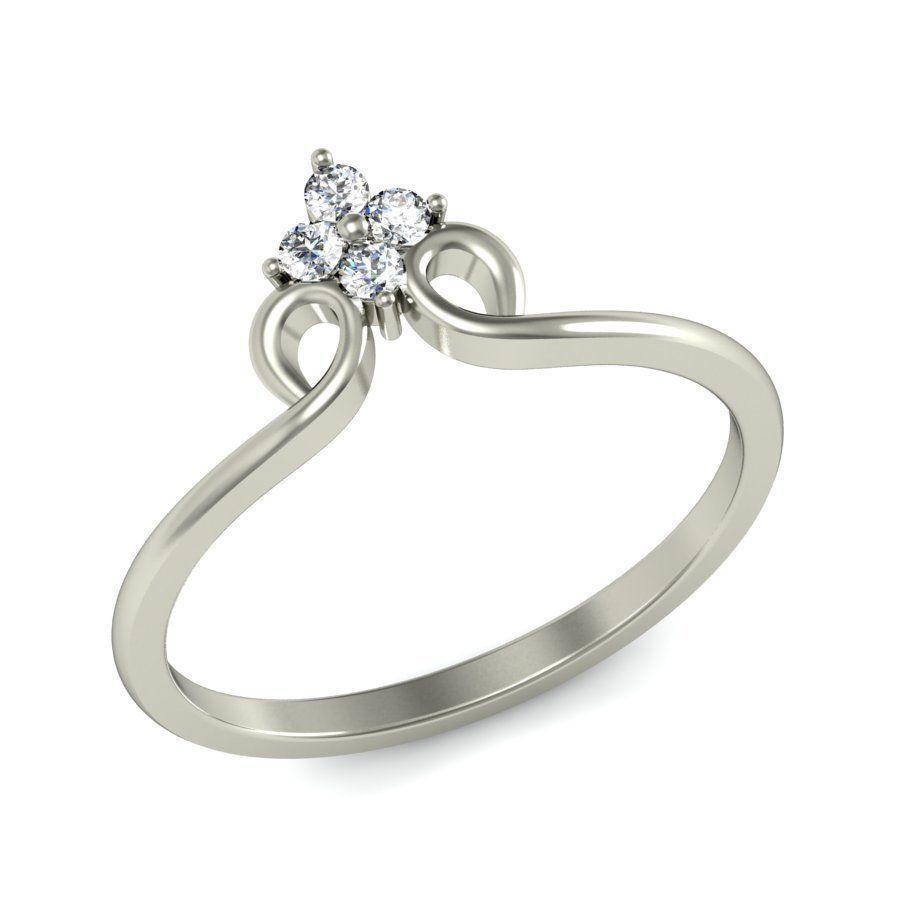 Women ring stl render detail 3D print model_3