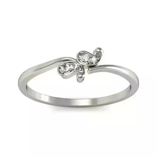 Women ring stl render detail