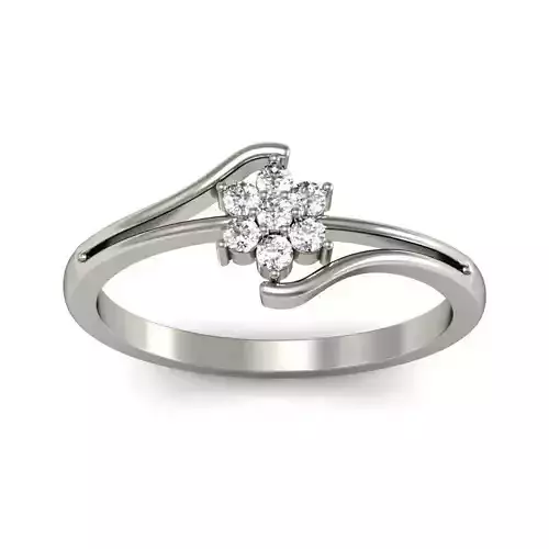 Women ring stl render detail