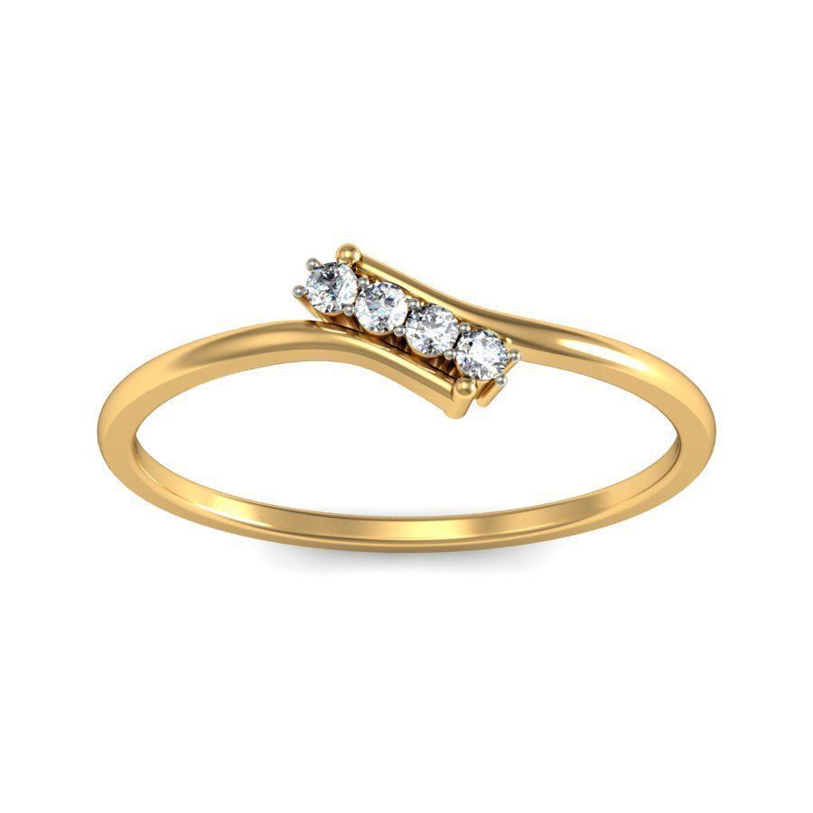 Women ring stl render detail 3D print model_10