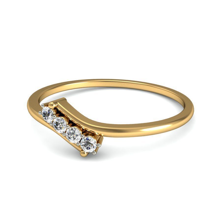 Women ring stl render detail 3D print model_6