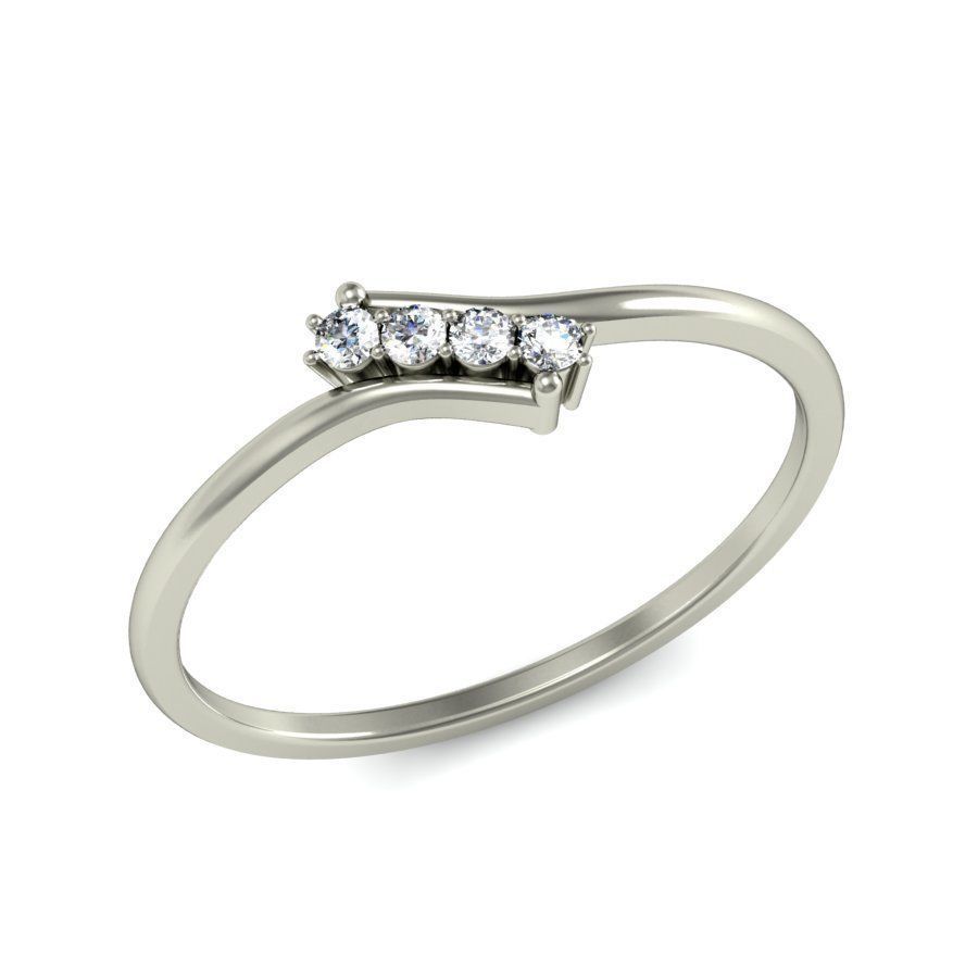 Women ring stl render detail 3D print model_4