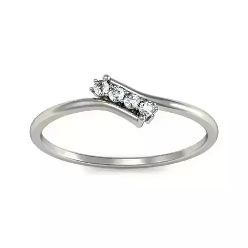 Women ring stl render detail