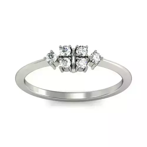 Women ring stl render detail