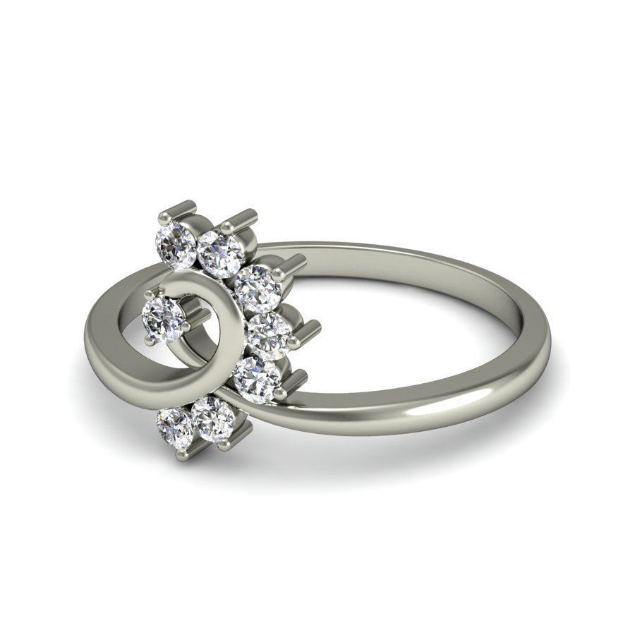 Women ring stl render detail 3D print model_5