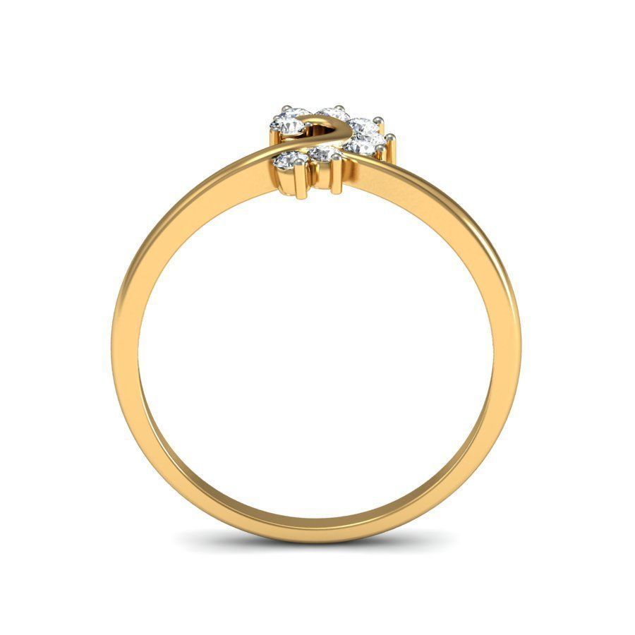 Women ring stl render detail 3D print model_7