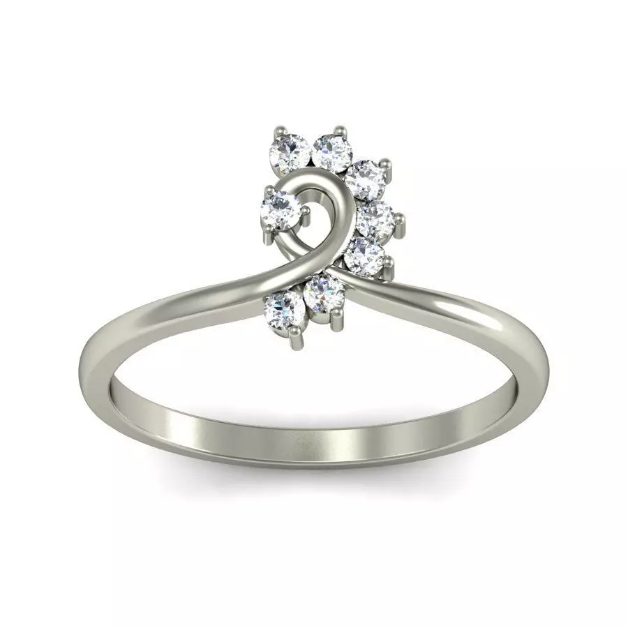 Women ring stl render detail 3D print model_0