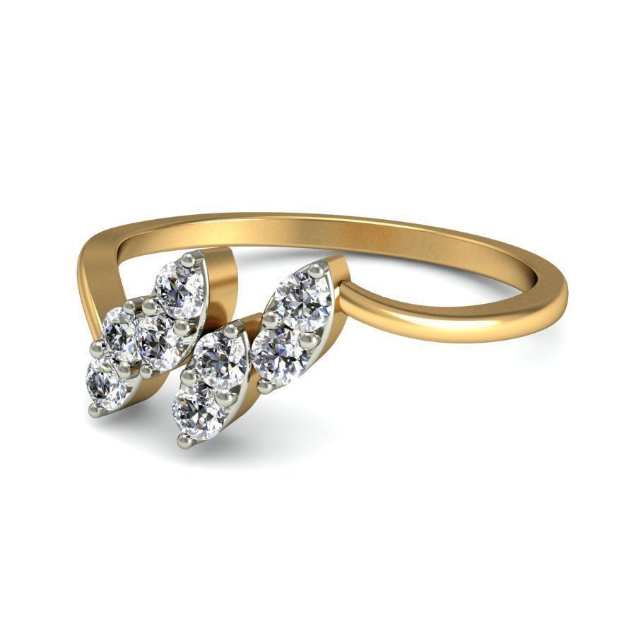 Women ring stl render detail 3D print model_6