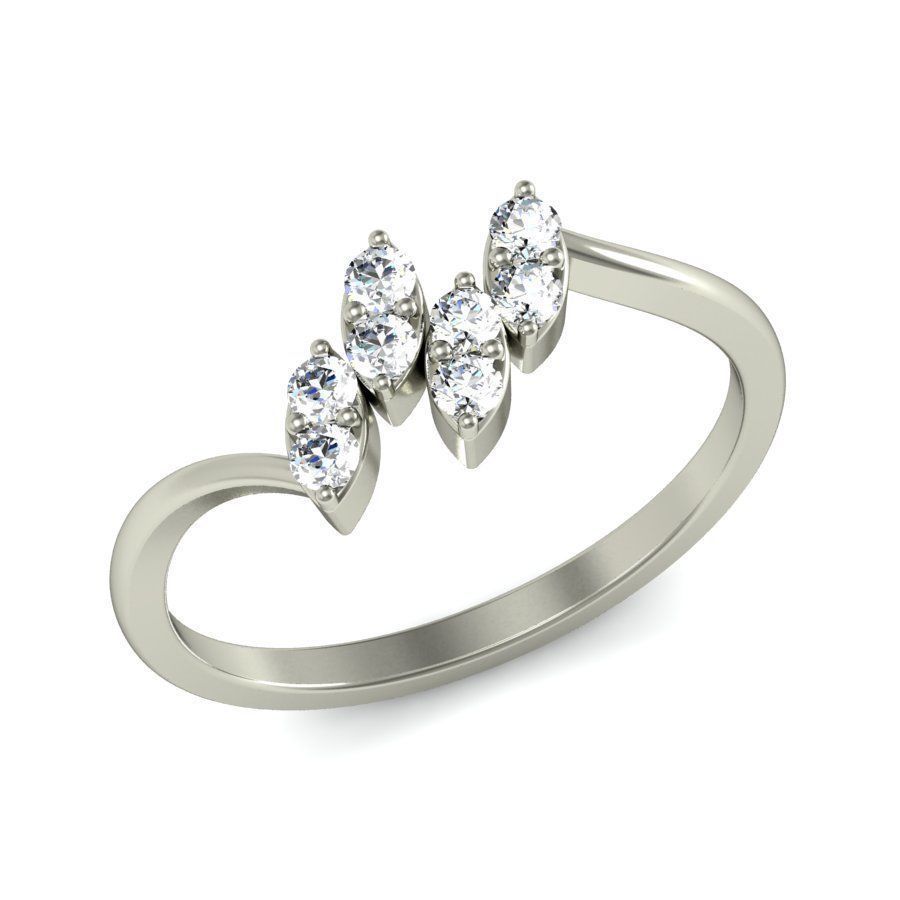 Women ring stl render detail 3D print model_1