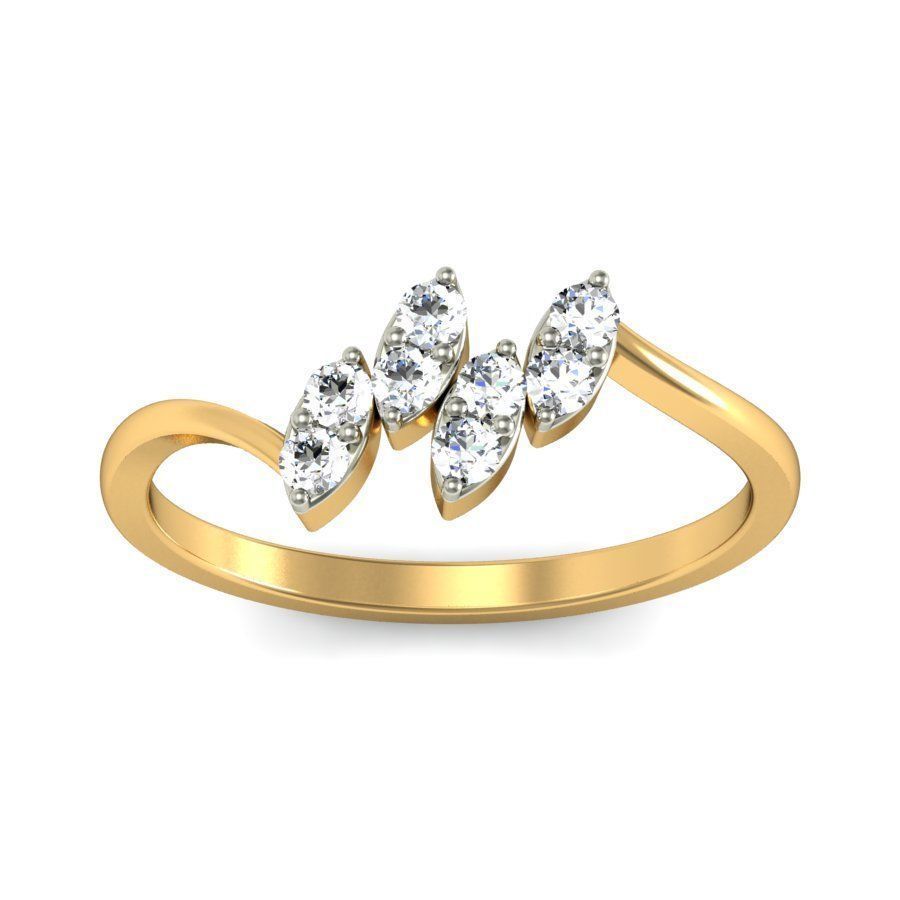 Women ring stl render detail 3D print model_10