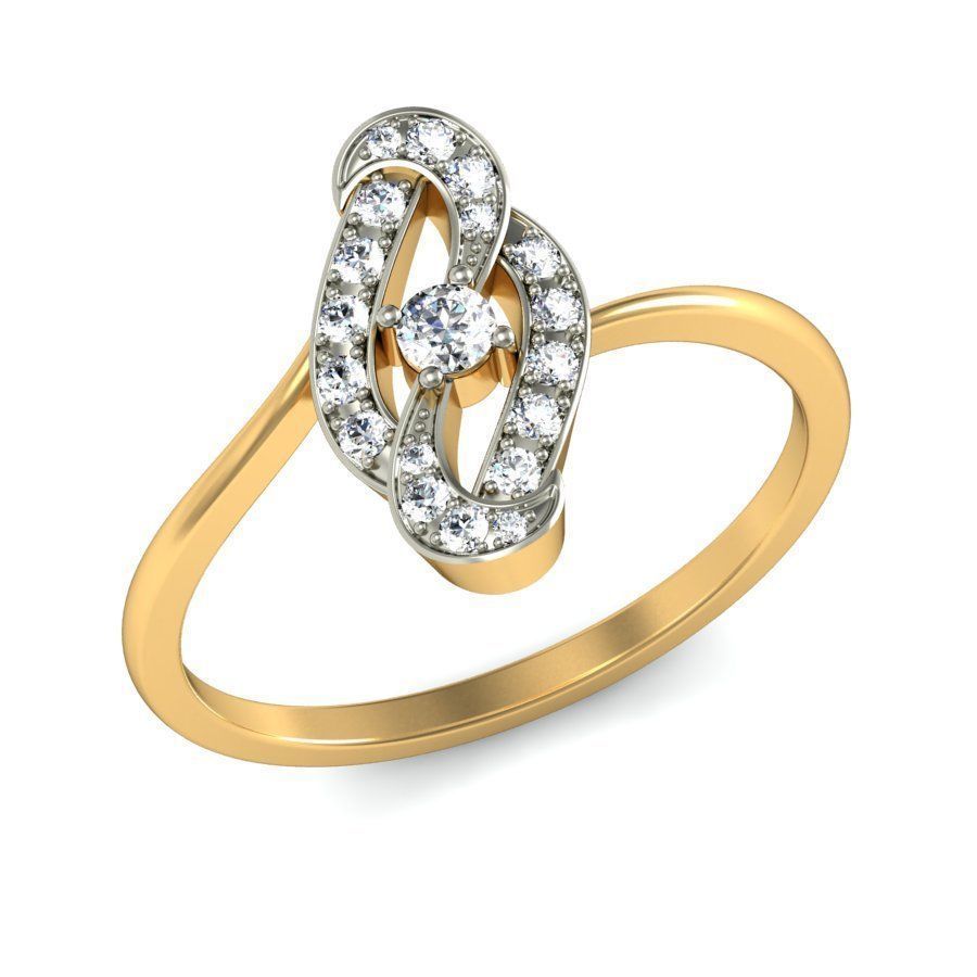 Women ring stl render detail 3D print model_8