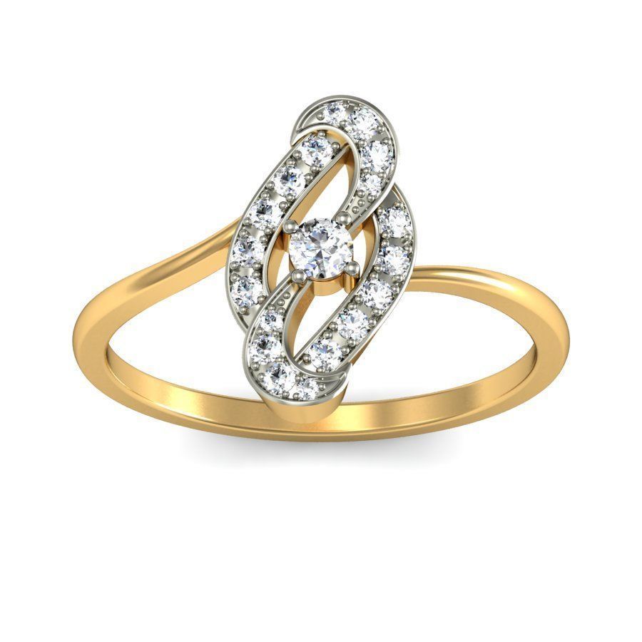 Women ring stl render detail 3D print model_10