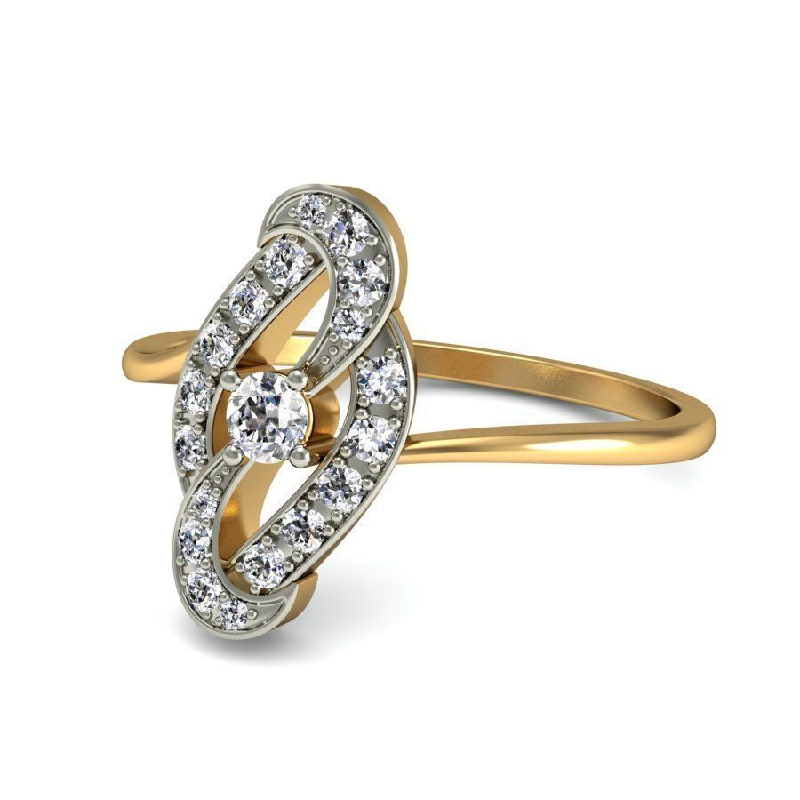 Women ring stl render detail 3D print model_6