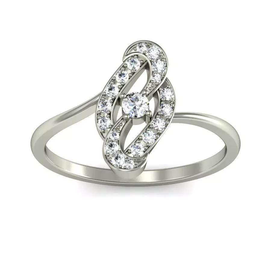 Women ring stl render detail 3D print model_0