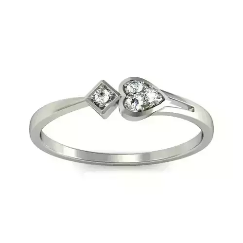 Women ring stl render detail