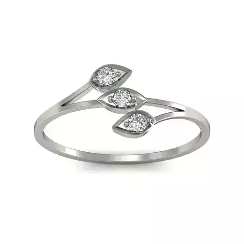 Women ring stl render detail