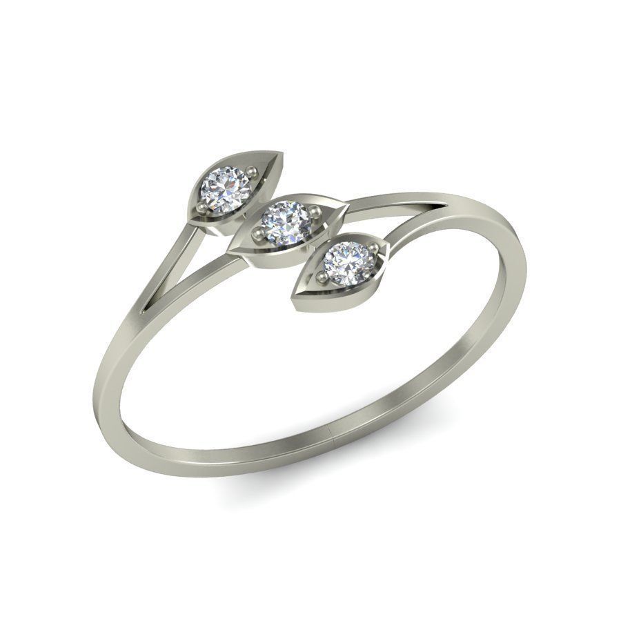 Women ring stl render detail 3D print model_4