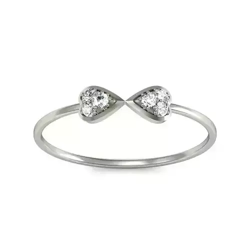 Women ring stl render detail