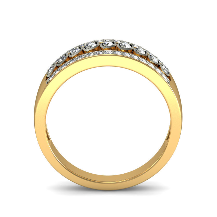 Women ring stl render detail 3D print model_7