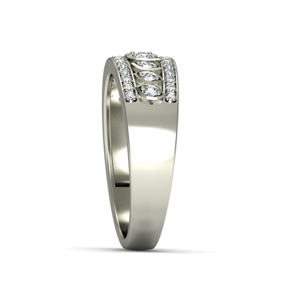 Women ring stl render detail 3D print model_5