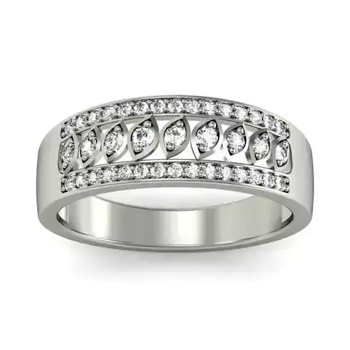 Women ring stl render detail