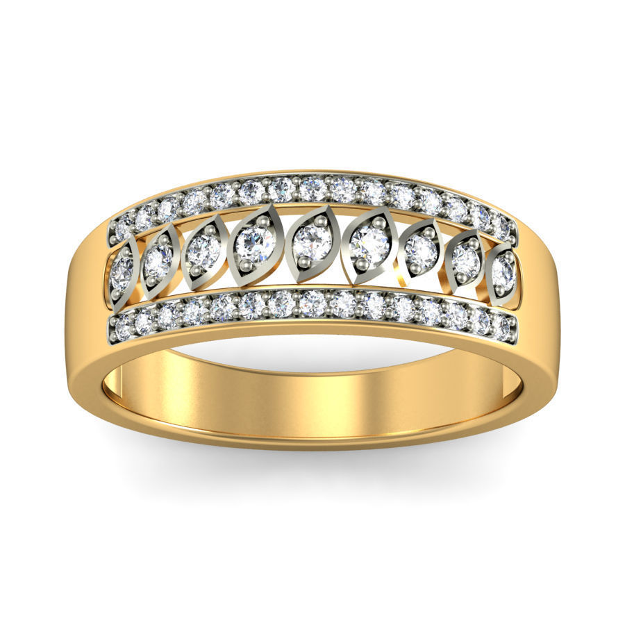 Women ring stl render detail 3D print model_10