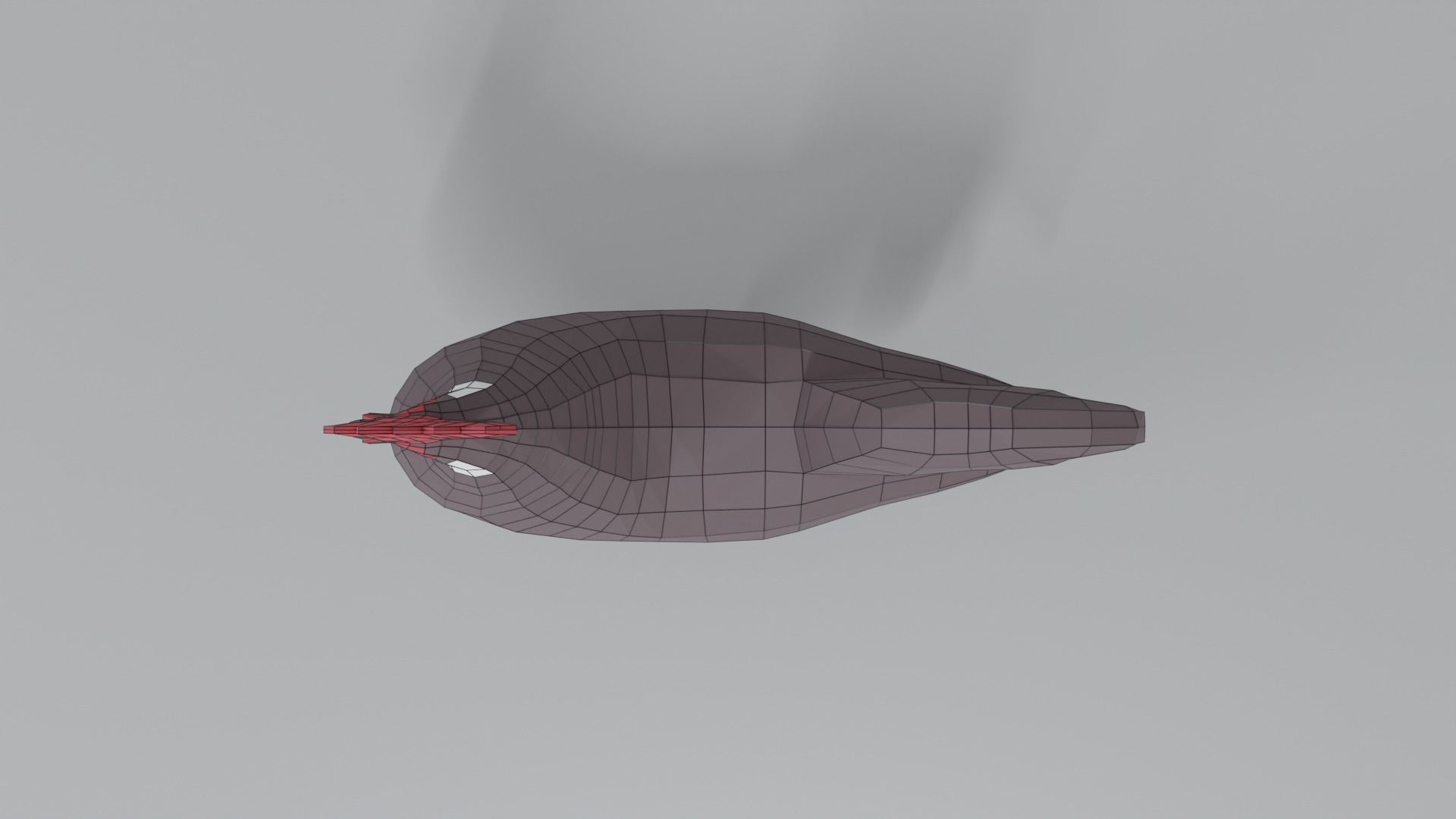 Low Poly Cartoon Rooster Low-poly 3D model_17