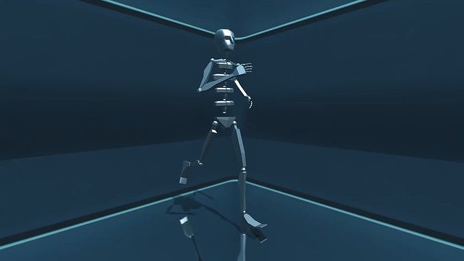 Jogging Start Loop Stop 3D model