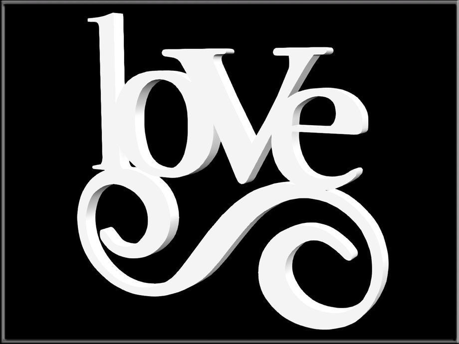 Love swirl Low-poly 3D model_2