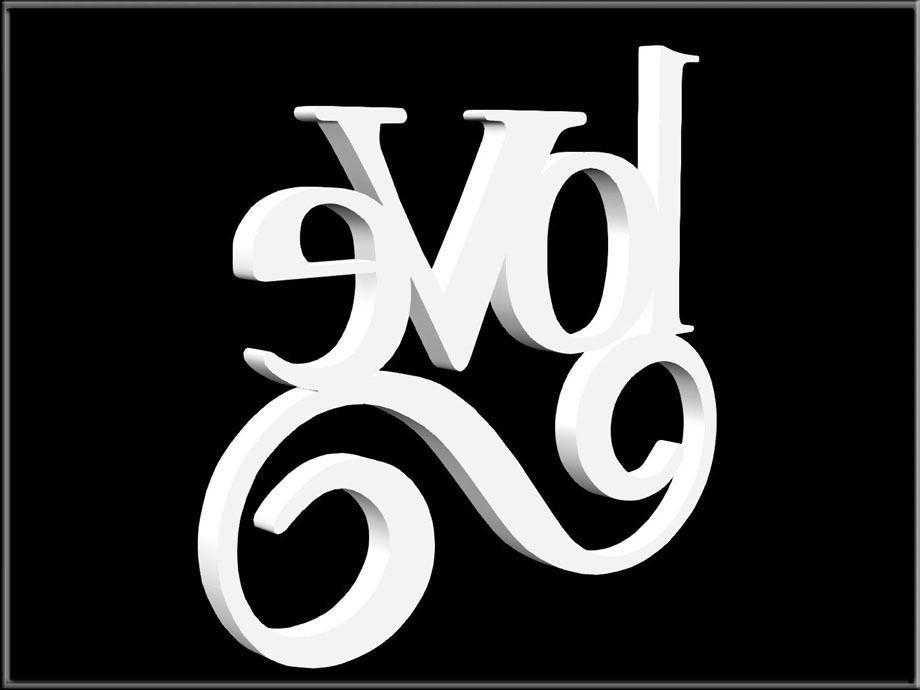 Love swirl Low-poly 3D model_3