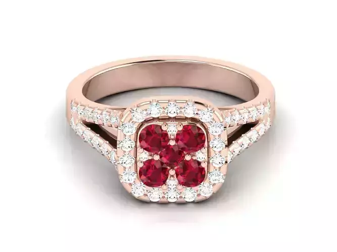 Women ring 3dm render detail