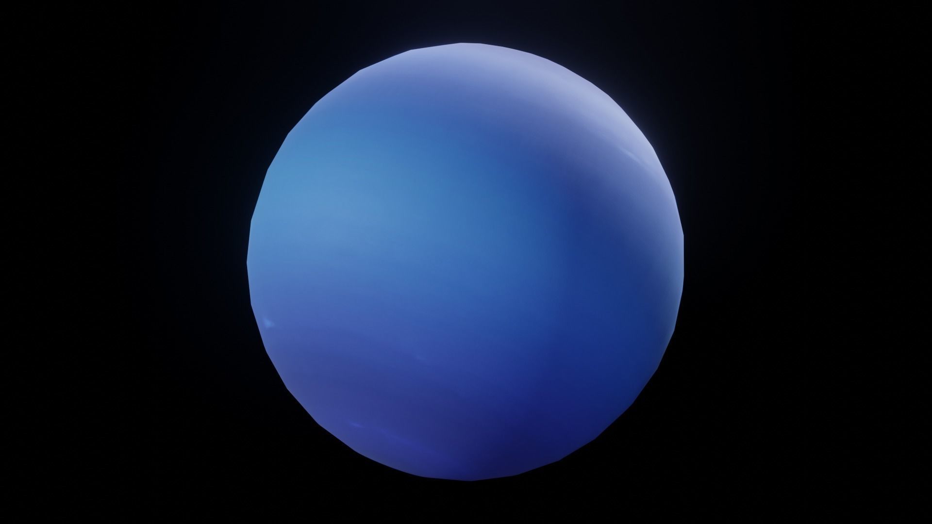 Photorealistic Solar System Moon Included 2k Textures 3D Model Low-poly 3D model_3