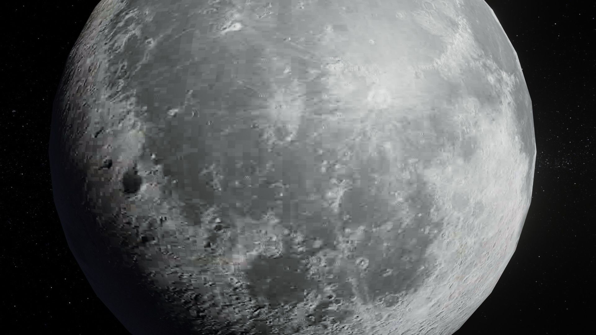 Photorealistic Solar System Moon Included 2k Textures 3D Model Low-poly 3D model_23