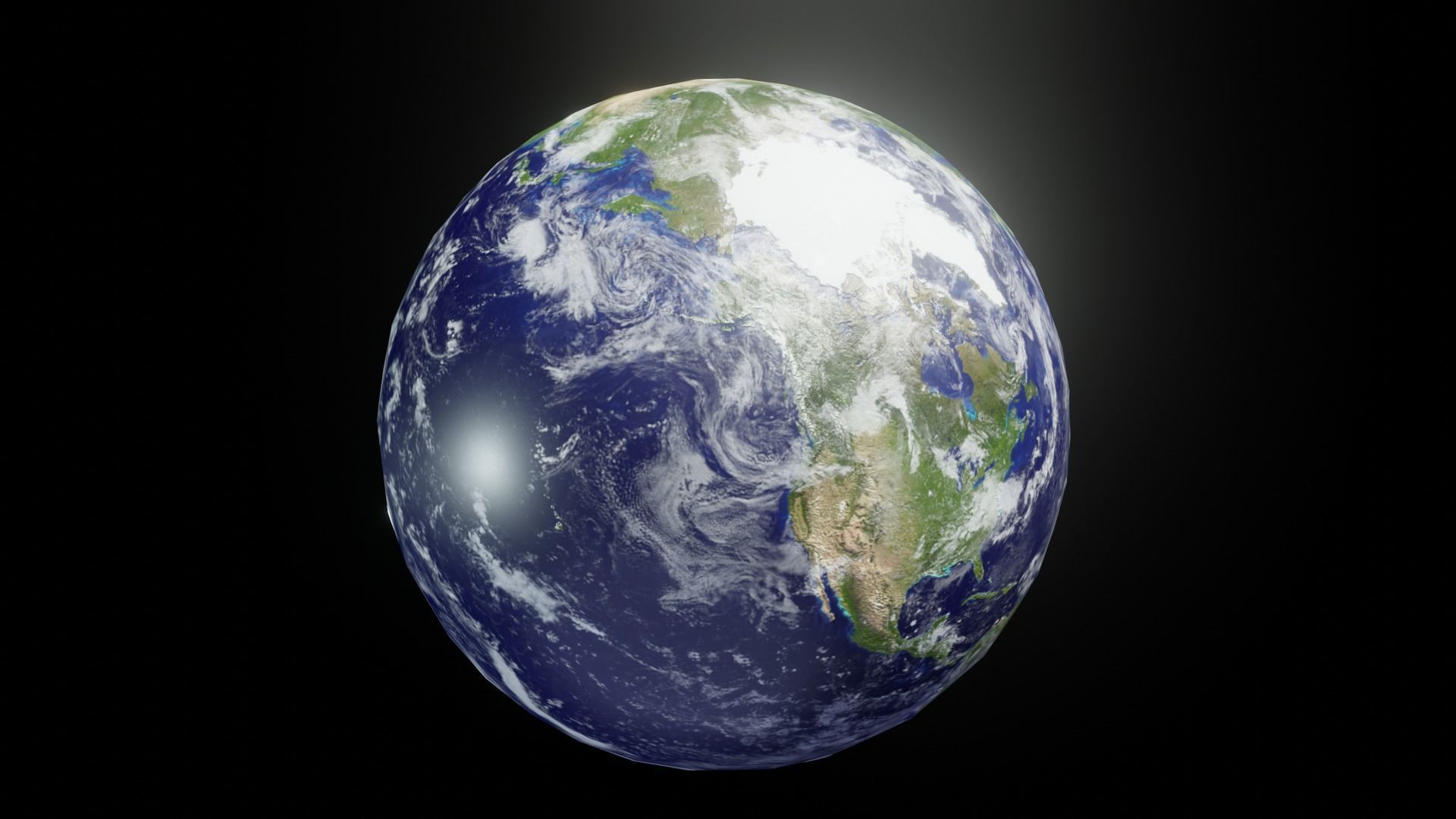 Photorealistic Solar System Moon Included 2k Textures 3D Model Low-poly 3D model_12