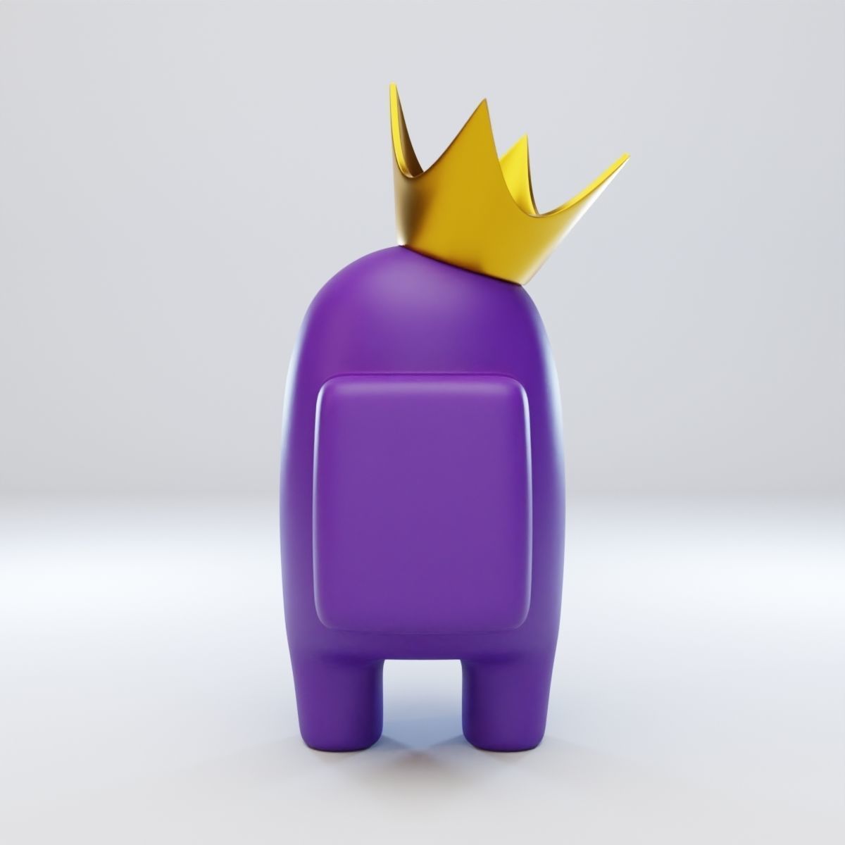 Among Us Crown Character 3D model_5
