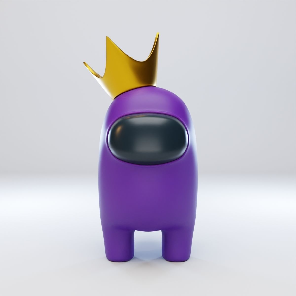Among Us Crown Character 3D model_1