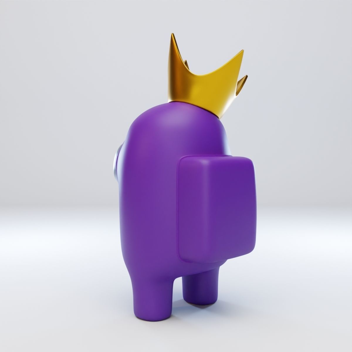 Among Us Crown Character 3D model_4