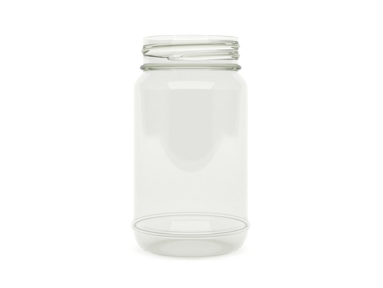 Glass Jar 3D model_3