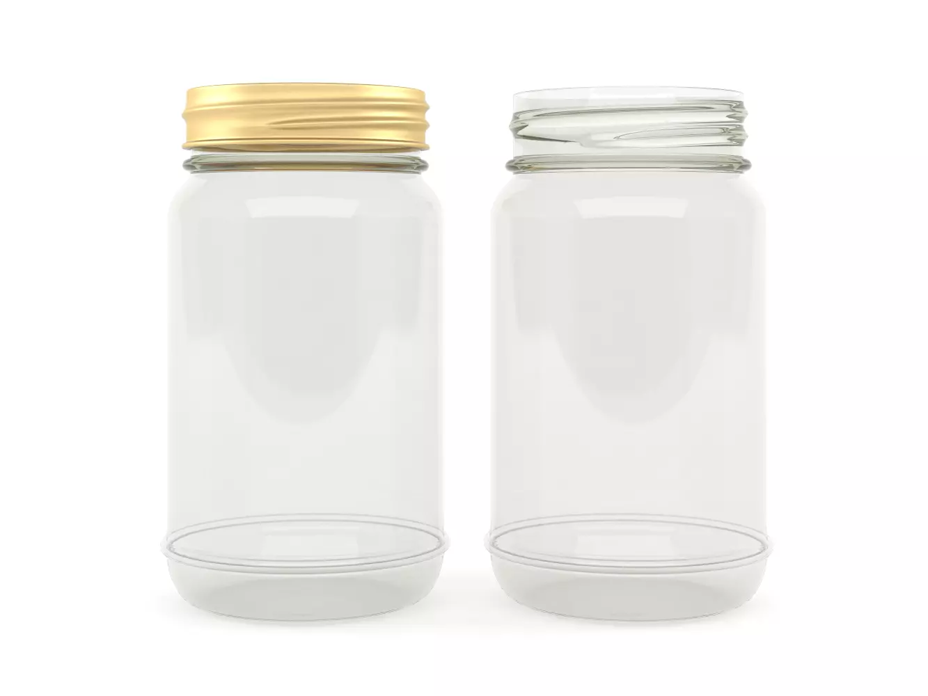Glass Jar 3D model_0