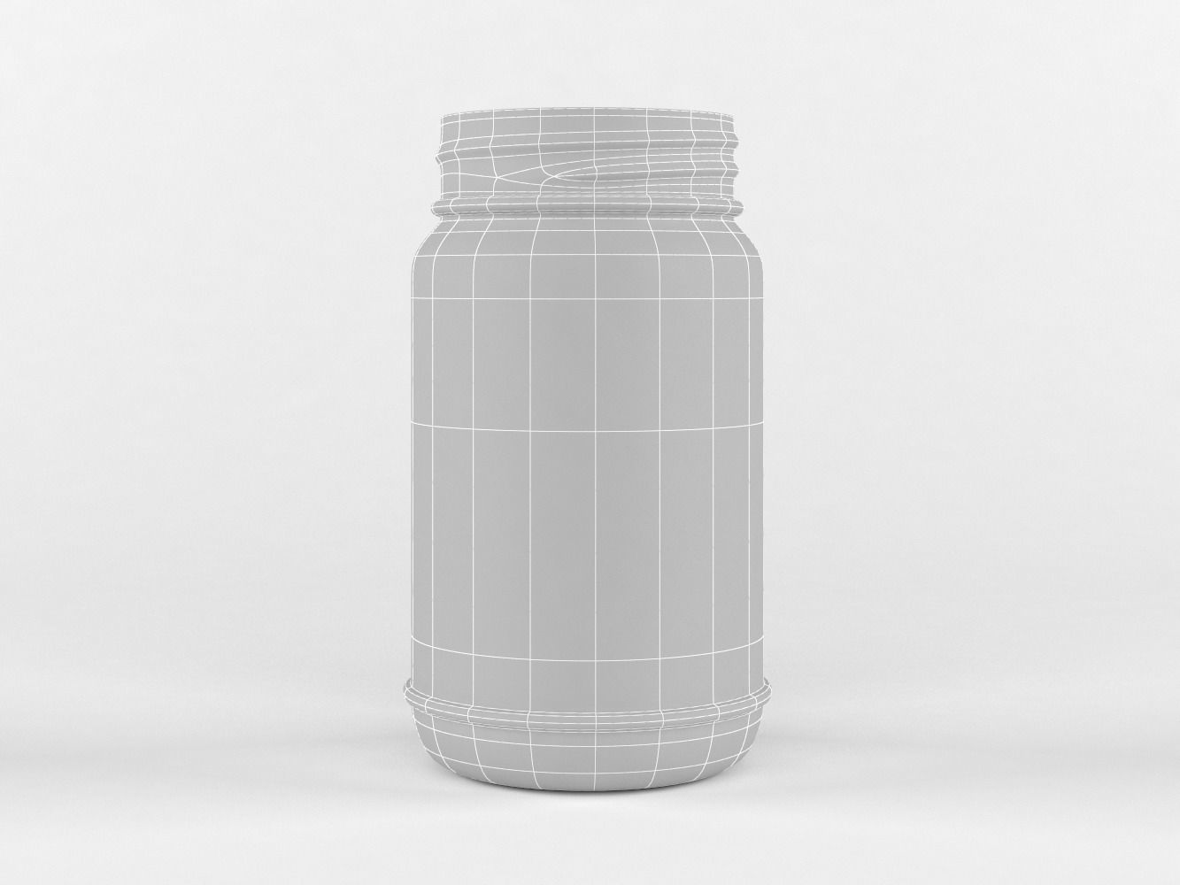 Glass Jar 3D model_7