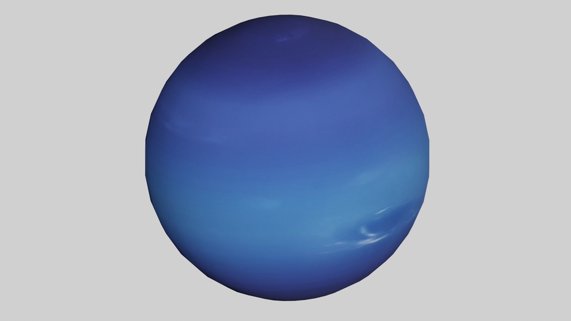 Solar System - All Planets - Milky Way Animated Low-poly 3D model_28