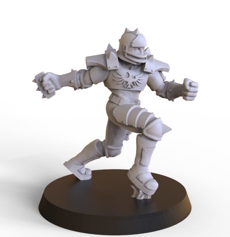 Human team 16 3D print model_8