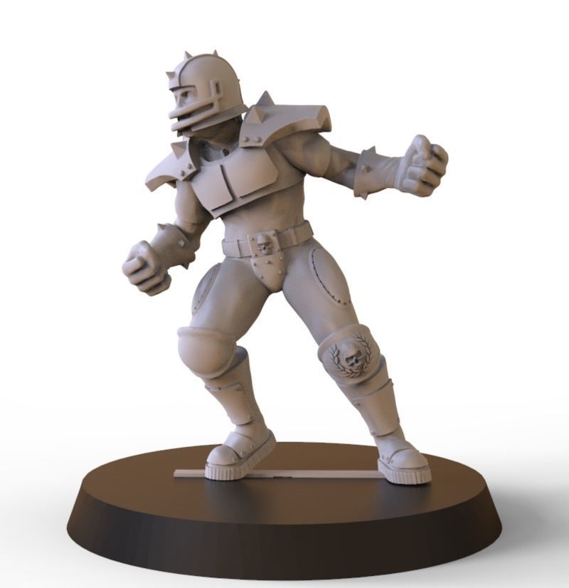 Human team 16 3D print model_14