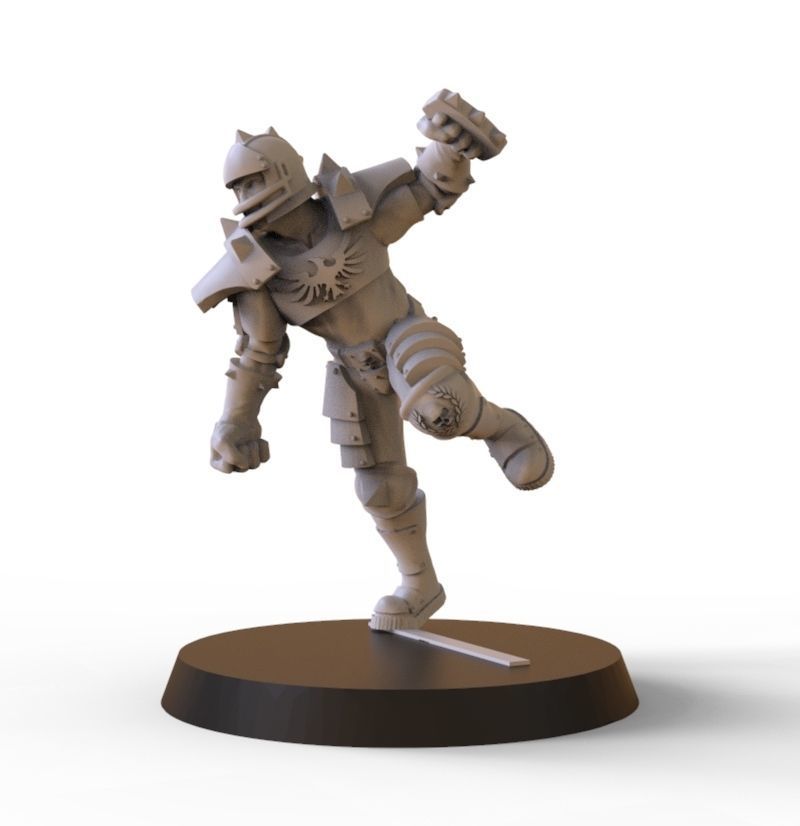 Human team 16 3D print model_10